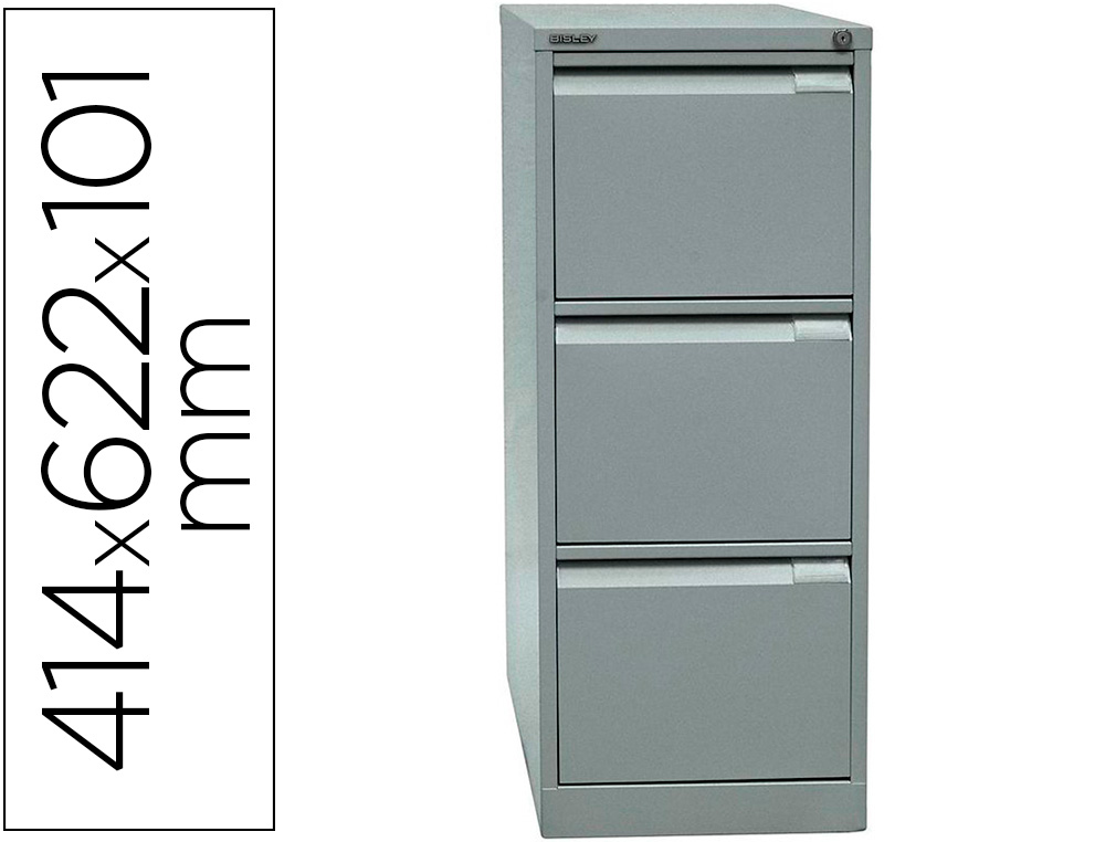 CLASSEUR EOL 3 TIROIRS POUR DOSSIER SUSPENDU              414X622X101MM COLORIS GRIS    ANTRACITHE