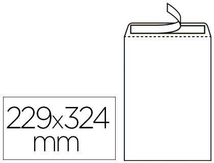 POCHETTE GPV CONOMIQUE BLANCHE 90G C4 229X324MM BOTE 250 UNITS