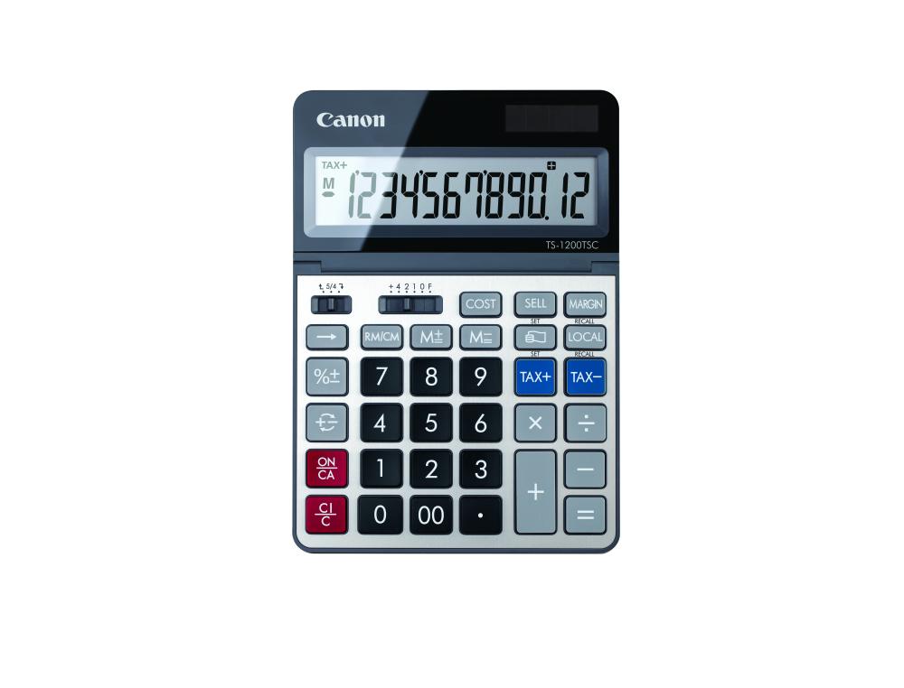 CALCUL.BUREAU 12CH.TS-1200TSC CALCULATRICE DE BUREAU TS-1200TSC