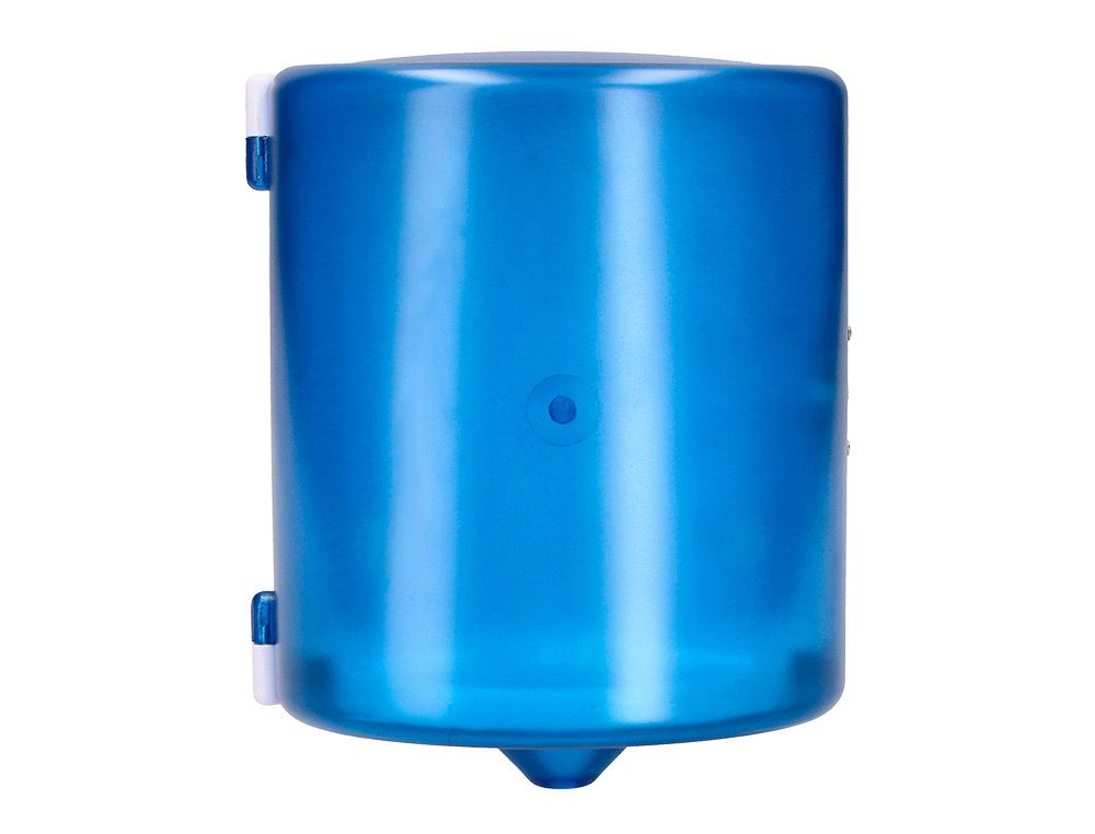DISTRIBUTEUR ESSUIE-MAINS Q-CONNECT FERMETURE SERRURE 2 CLEFS COLORIS BLEU 225X275X220MM